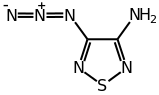 Azidoaminothiadiazole