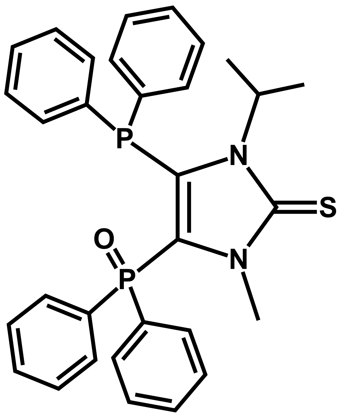 4-(Diphenylphosphino)-5-(diphenylphosphoryl)-3-isopropyl-1-methyl-1,3-dihydro-