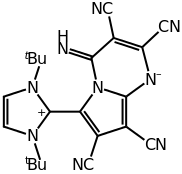 Carbene-TCNE 1:1.75 Complex